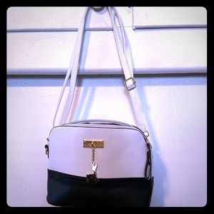 Two tone Cross body purse